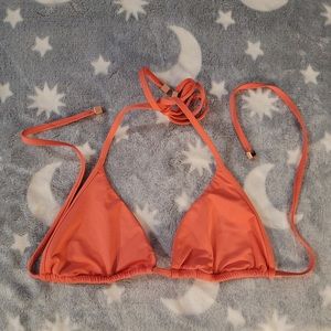Salmon Triangle Bikini Top Size XS/S